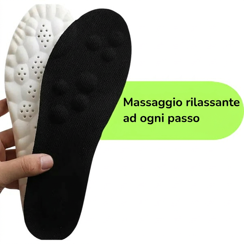 Solette Ortopediche PlantaFlex® | Sollievo Immediato da Dolori Plantari e Stanchezza ai Piedi