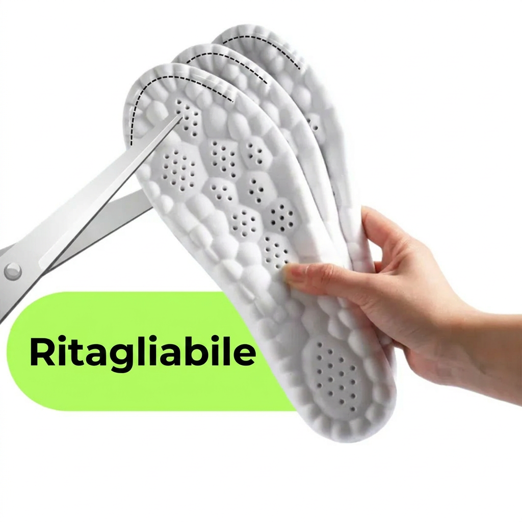 Solette Ortopediche PlantaFlex® | Sollievo Immediato da Dolori Plantari e Stanchezza ai Piedi